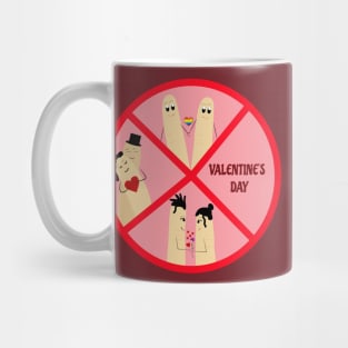 valentine fingers Mug